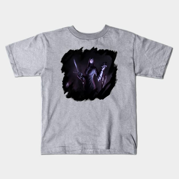 Dark Sage Kids T-Shirt by scoutart